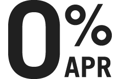 0% APR for 12 Months*